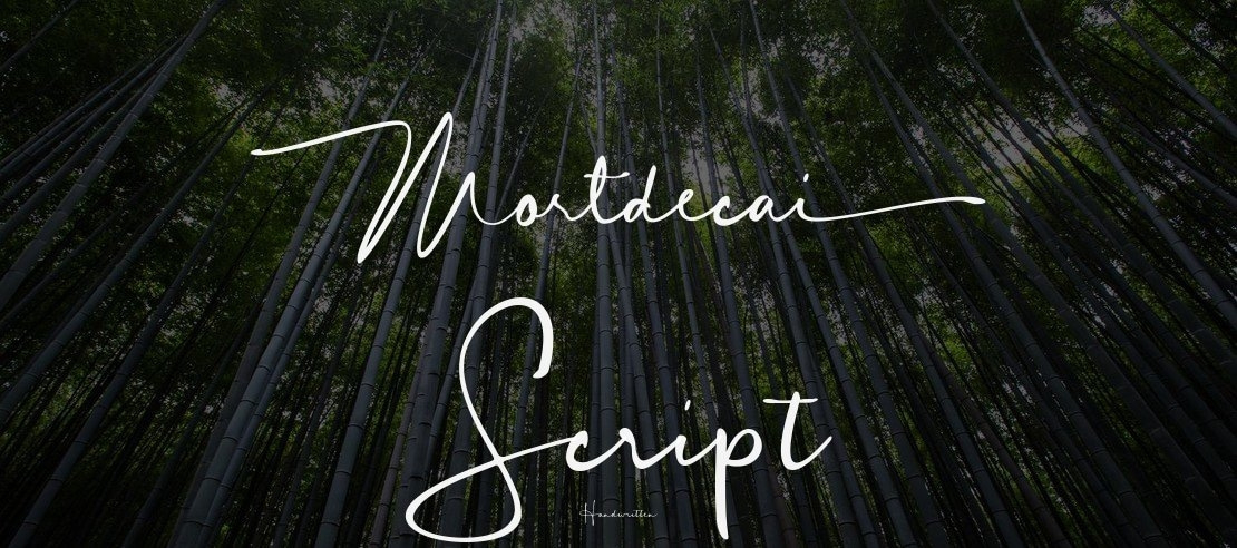 Mortdecai Script Font