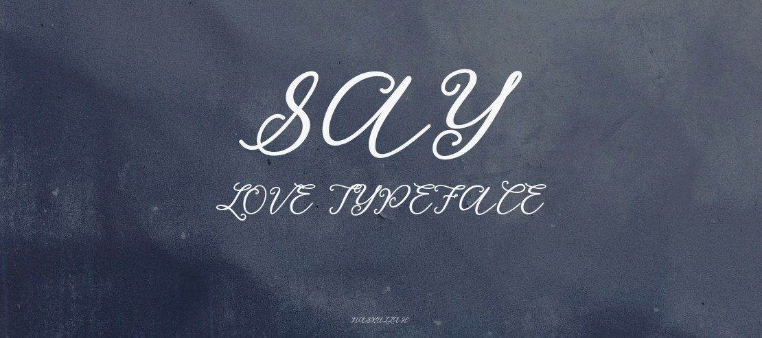 Say love Font