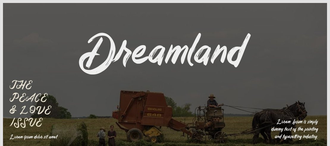 Dreamland Font