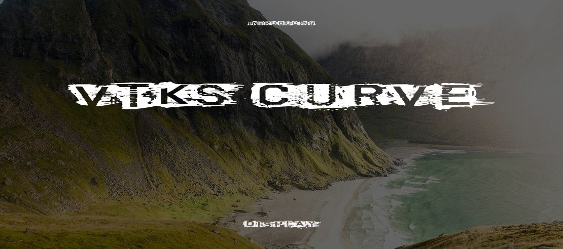 VTKS Curve Font