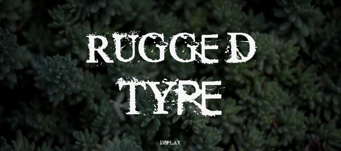 Rugged Type Font