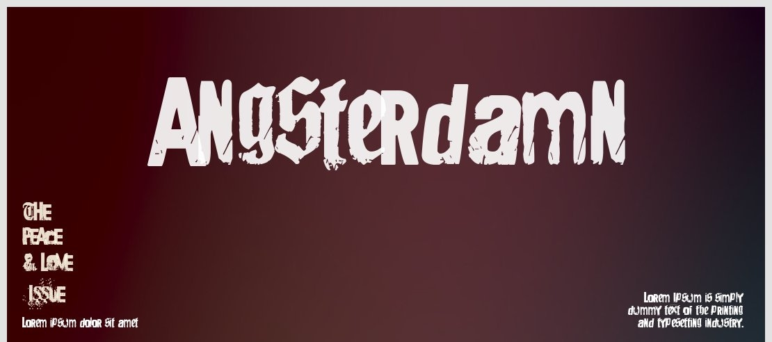 Angsterdamn Font