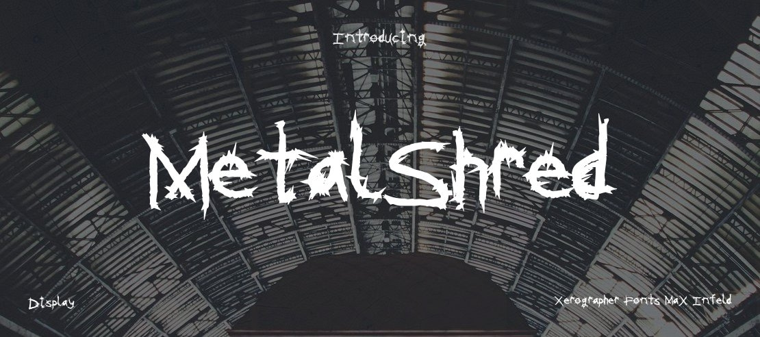 MetalShred Font