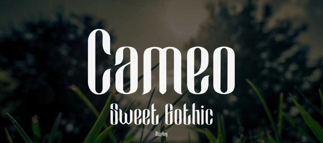 Cameo Sweet Gothic Font