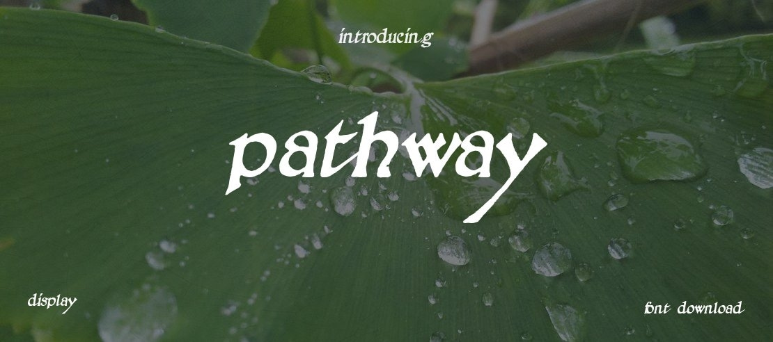 Pathway Font