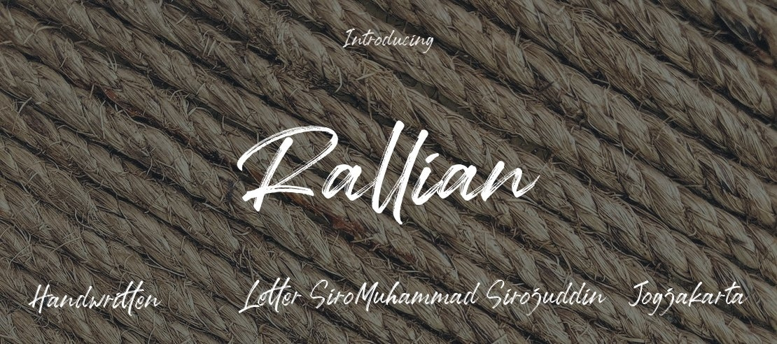 Rallian Font