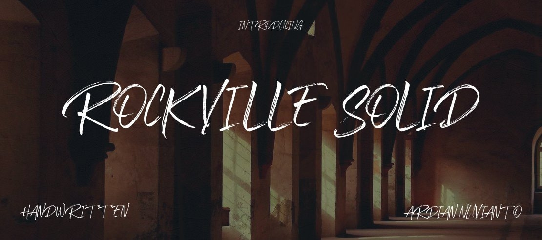 Rockville Solid Font