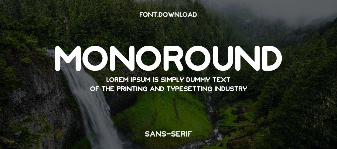 Monoround Font