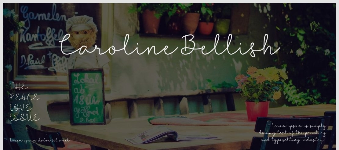 Caroline Bellish Font