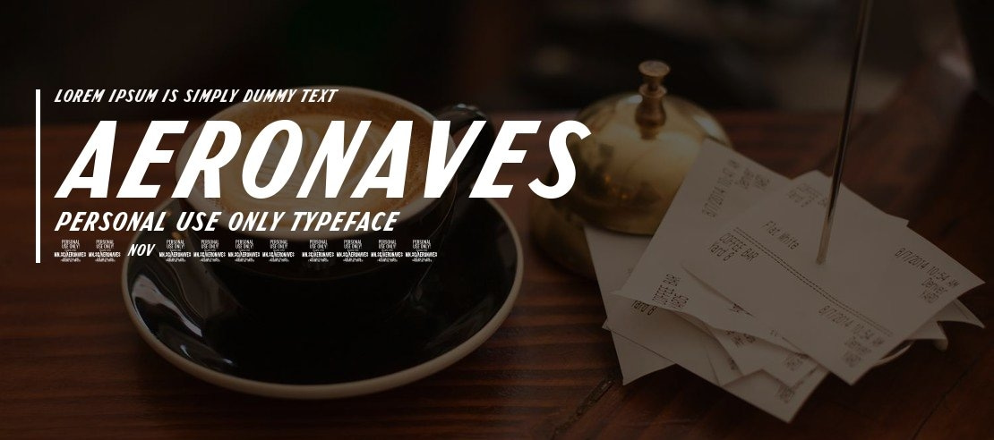 Aeronaves PERSONAL USE ONLY Font