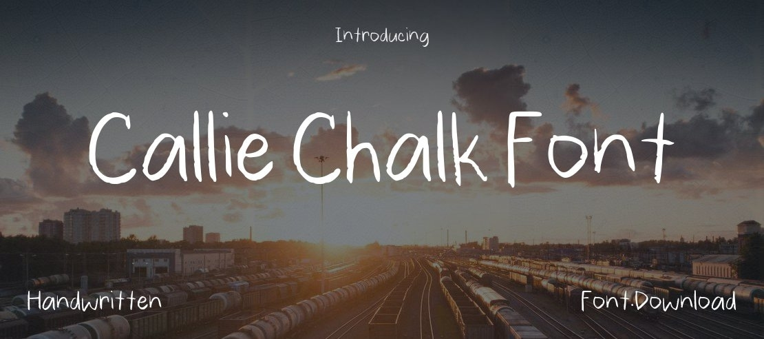 Callie Chalk Font