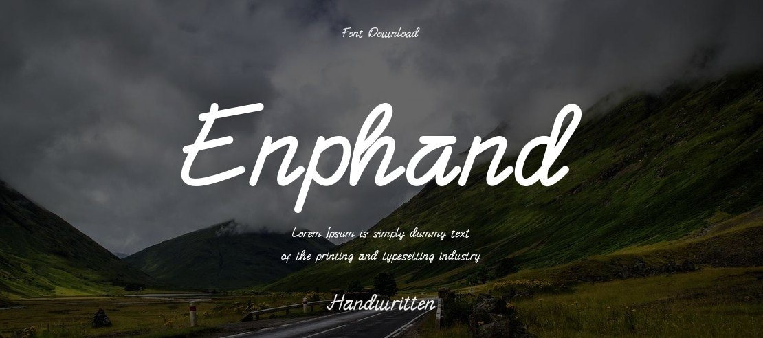 Enphand Font