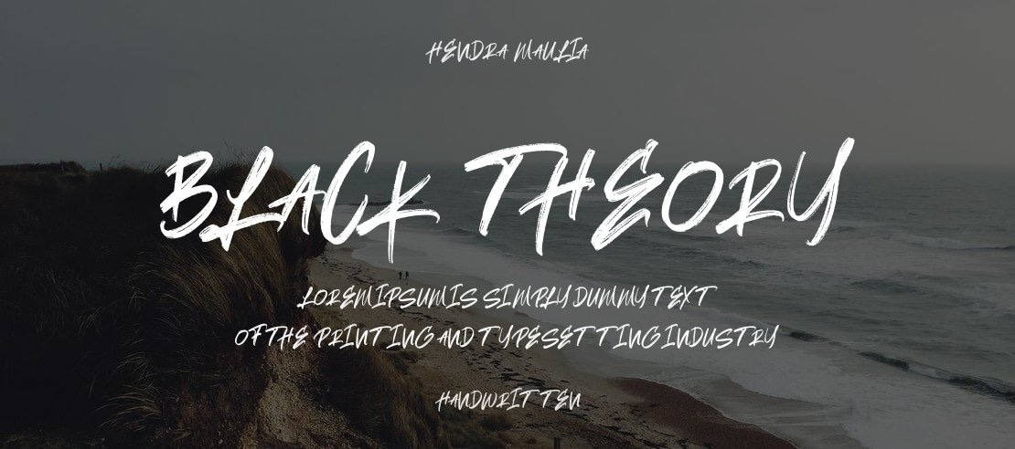 Black Theory Font