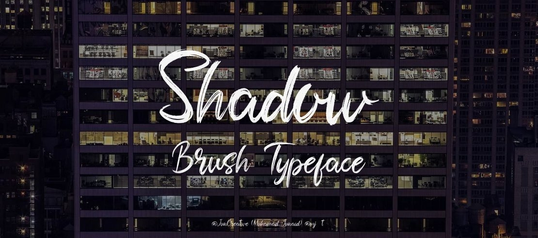 Shadow Brush Font