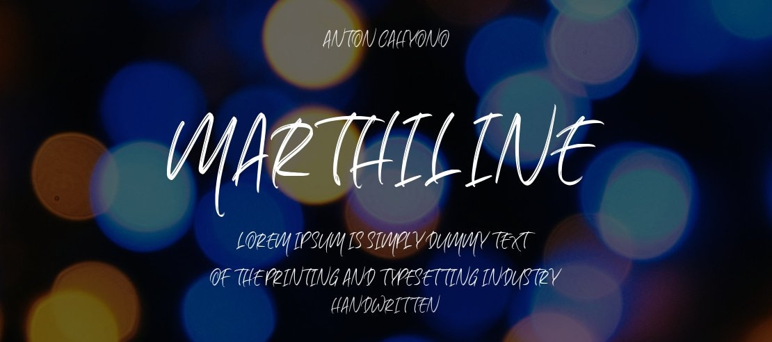 Marthiline Font