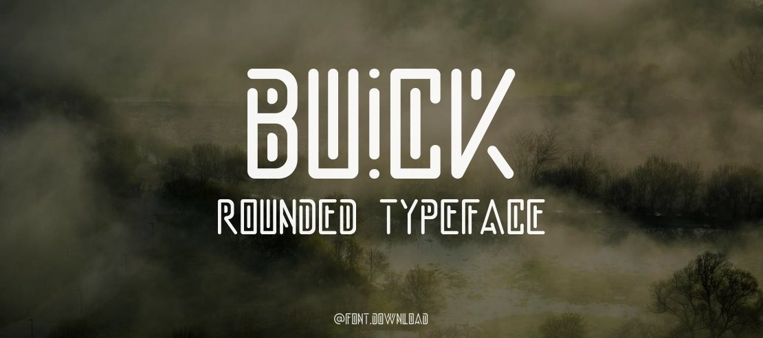 buick rounded Font