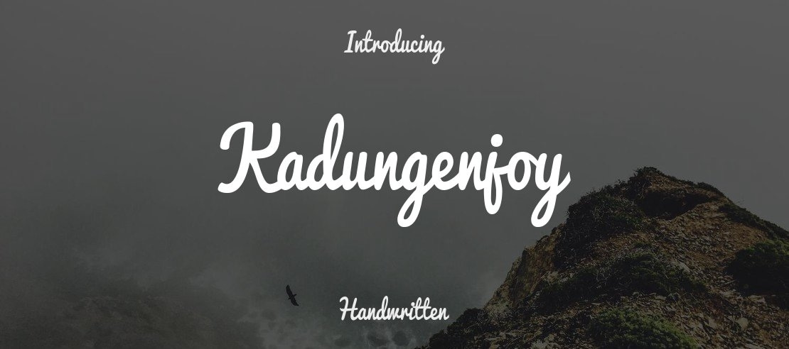 Kadungenjoy Font