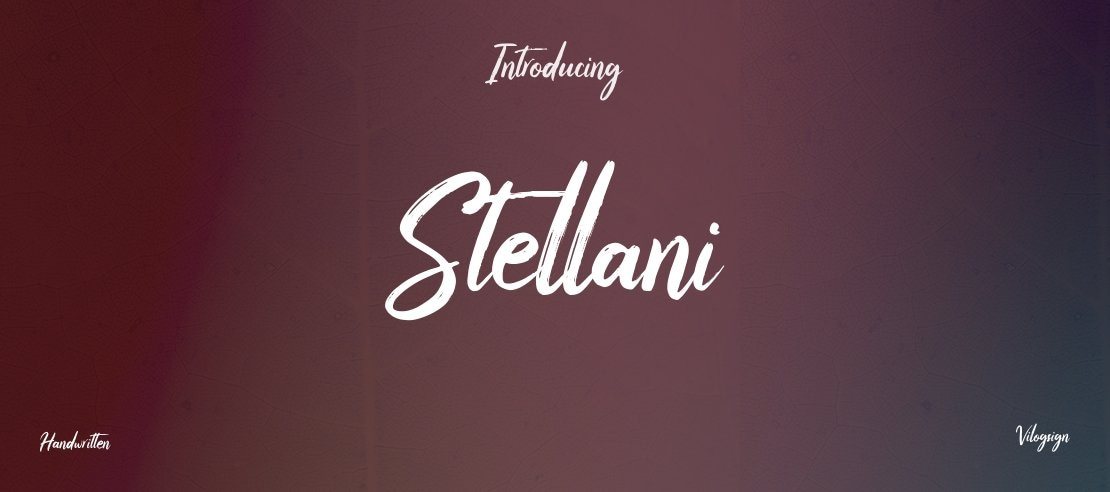 Stellani Font Family