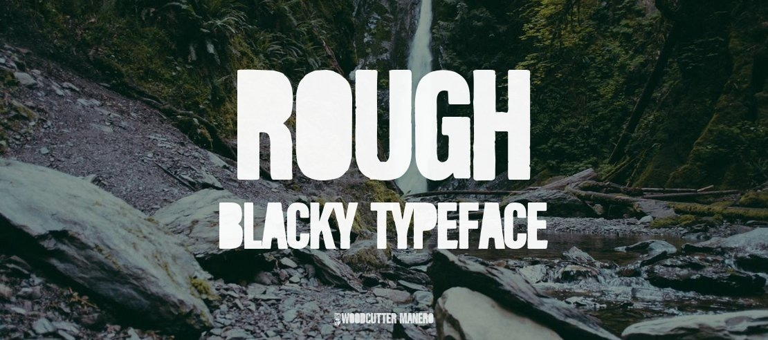 Rough Blacky Font