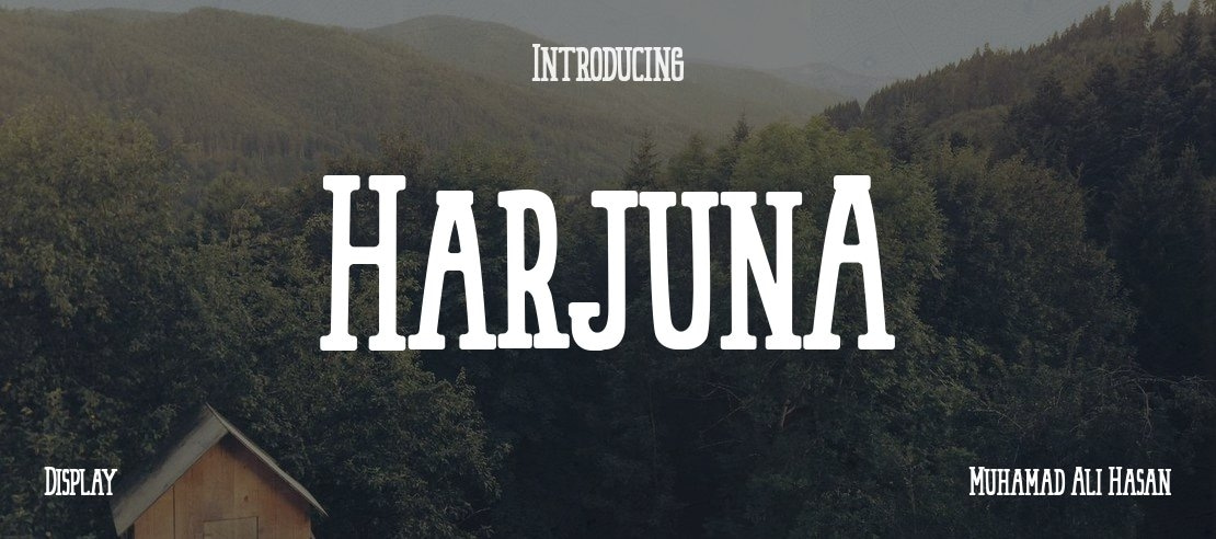 HarjunA Font