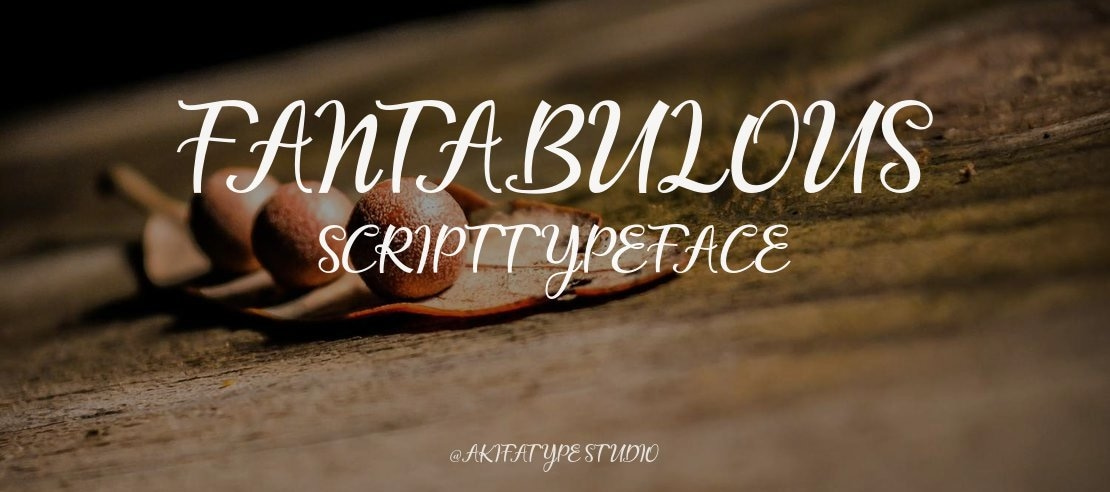 fantabulous script Font