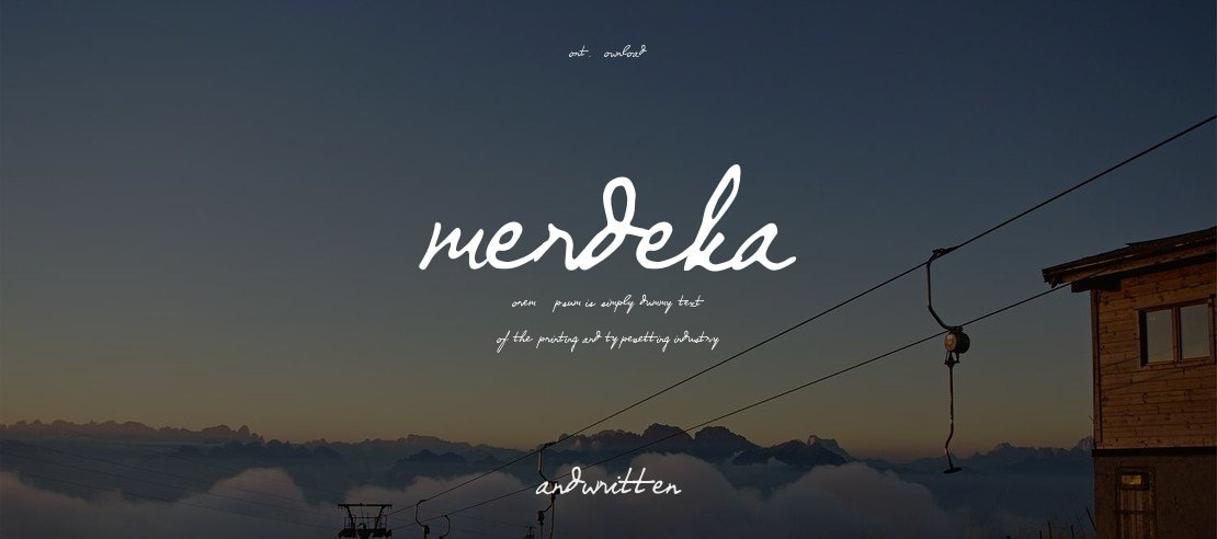 merdeka Font