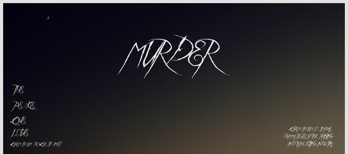 murder Font
