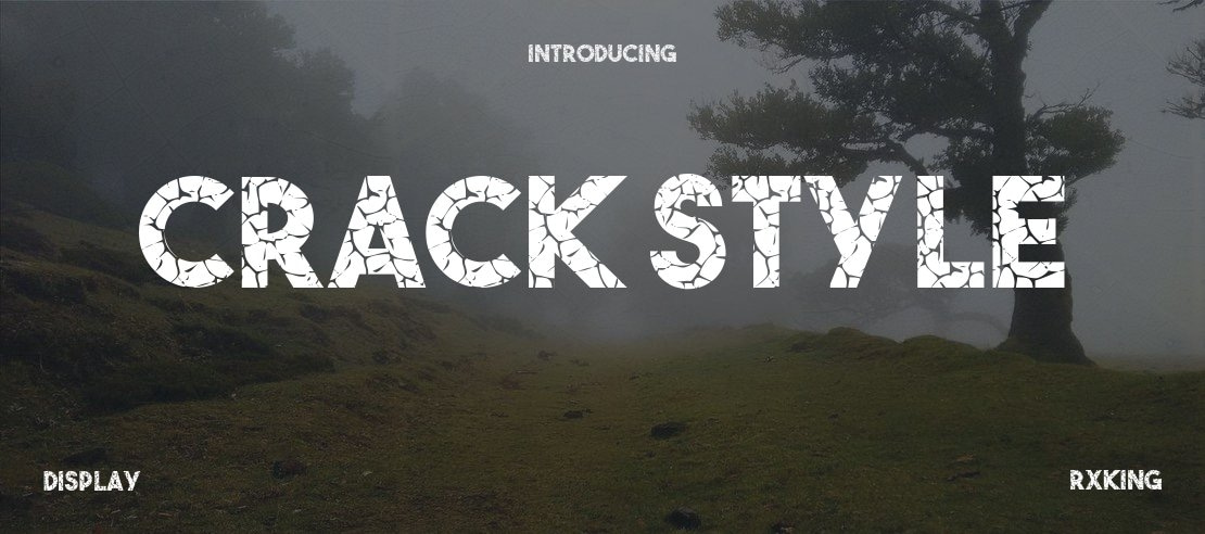 Crack Style Font