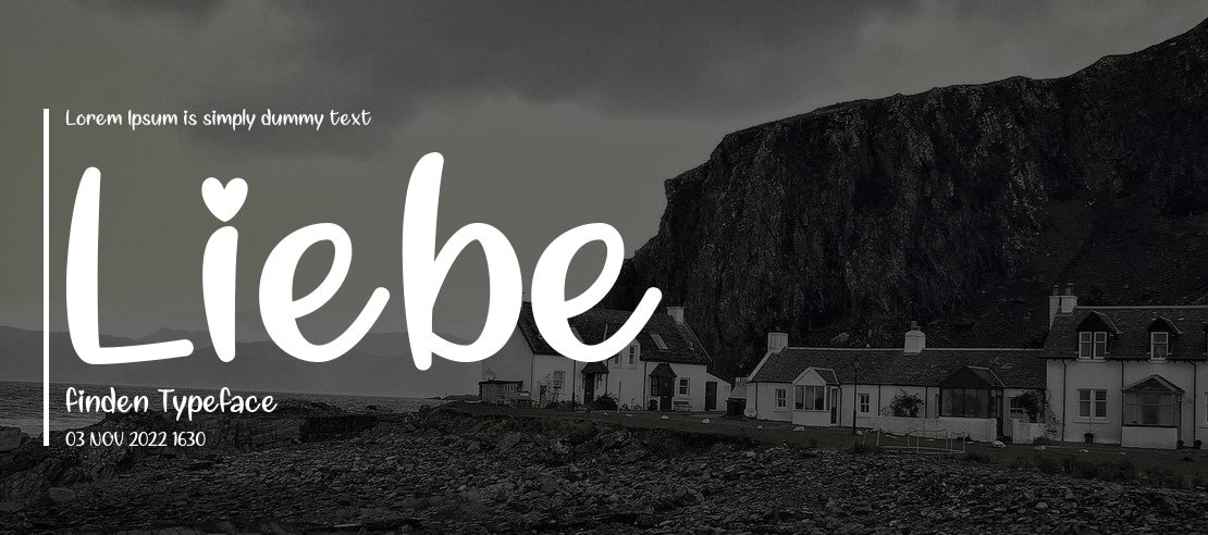 Liebe finden Font