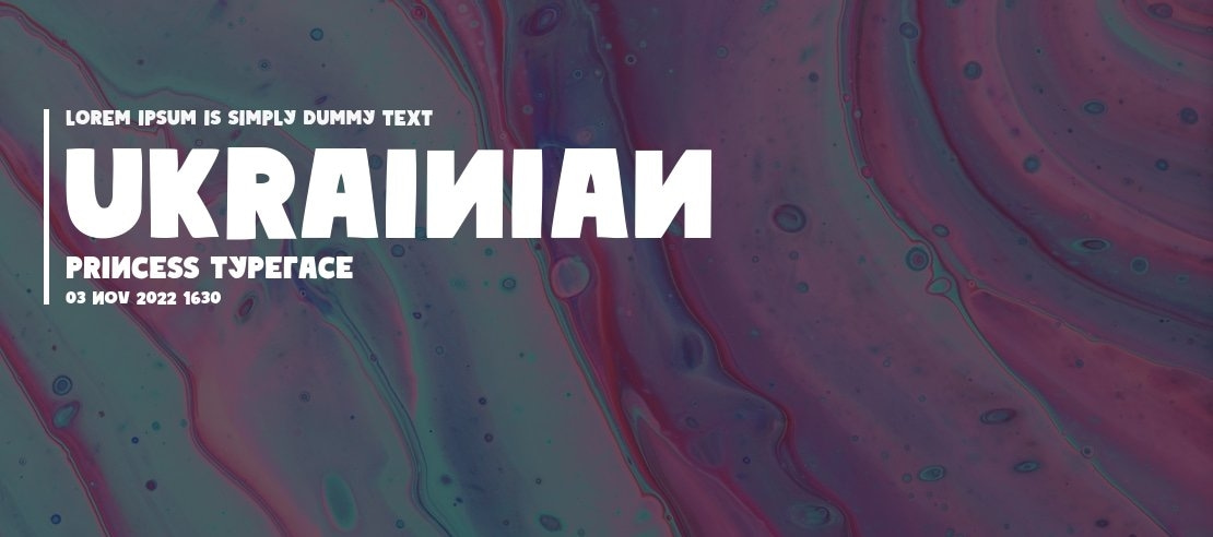 Ukrainian Princess Font Family