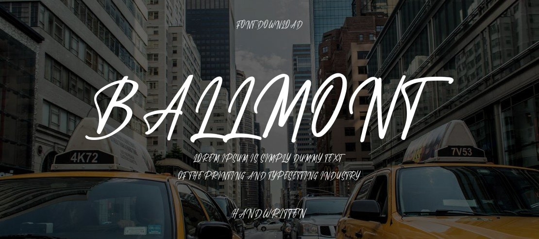 Ballmont Font