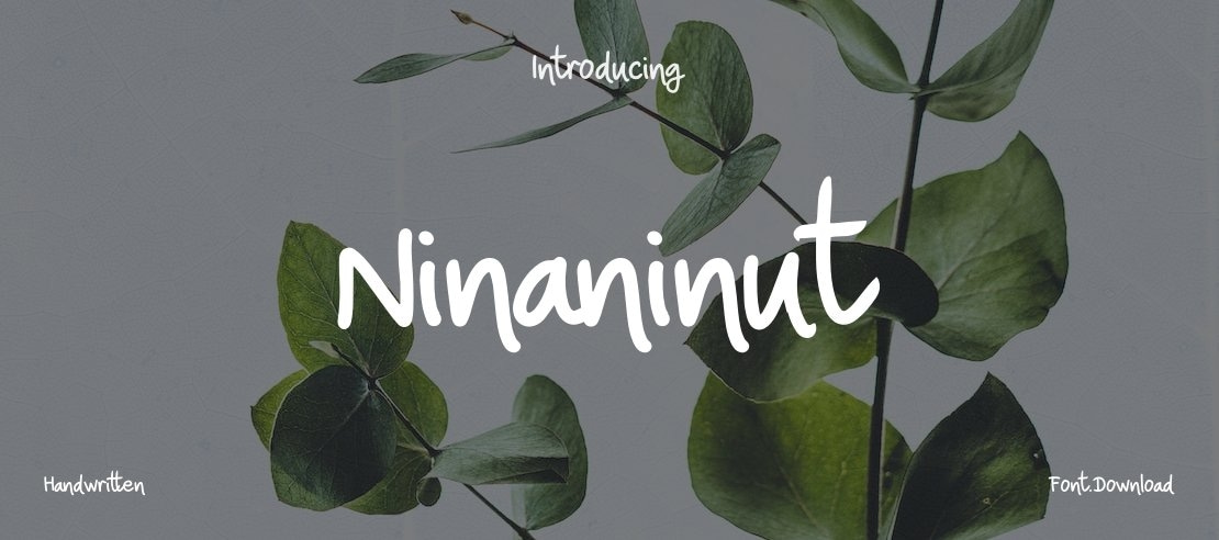 Ninaninut Font