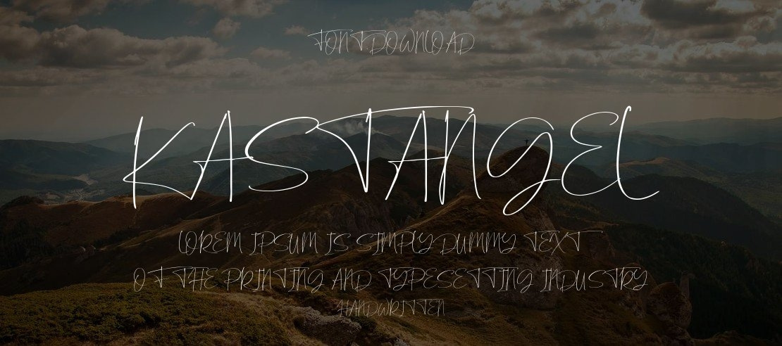 Kastangel Font