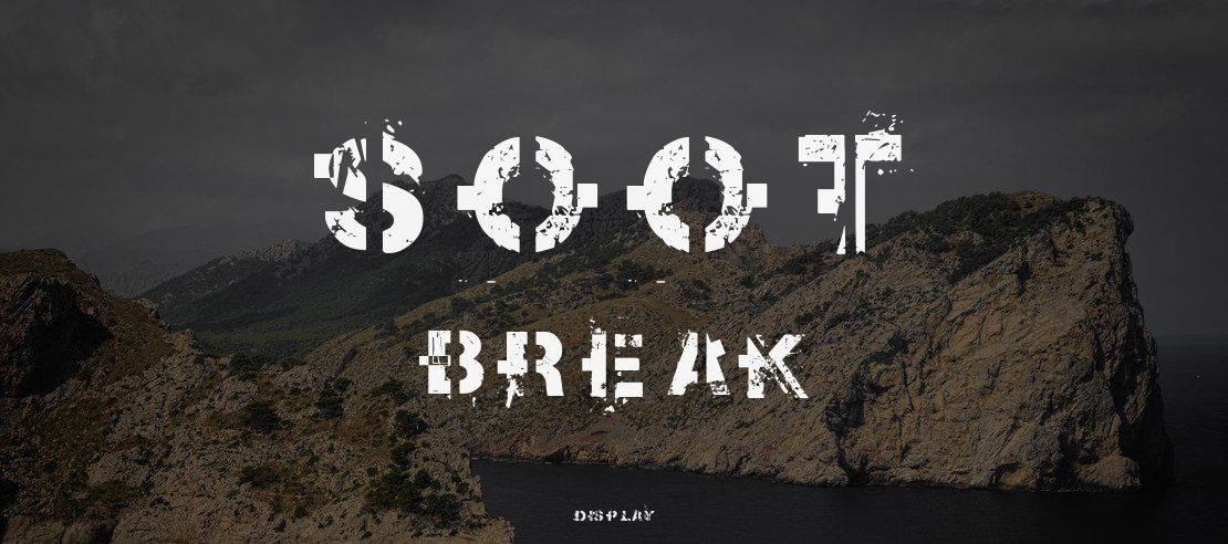 Soot Break Font