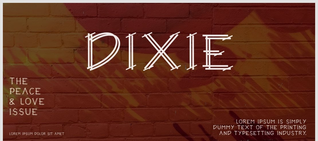 DIXIE Font