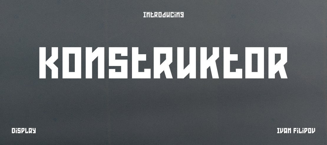 Konstruktor Font