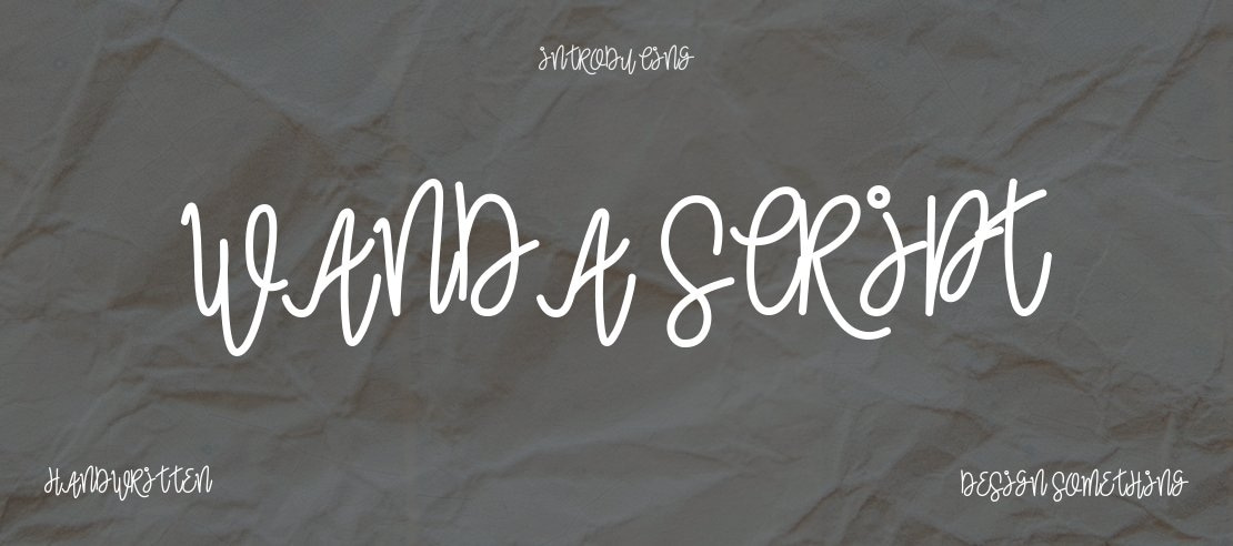 Wanda Script Font