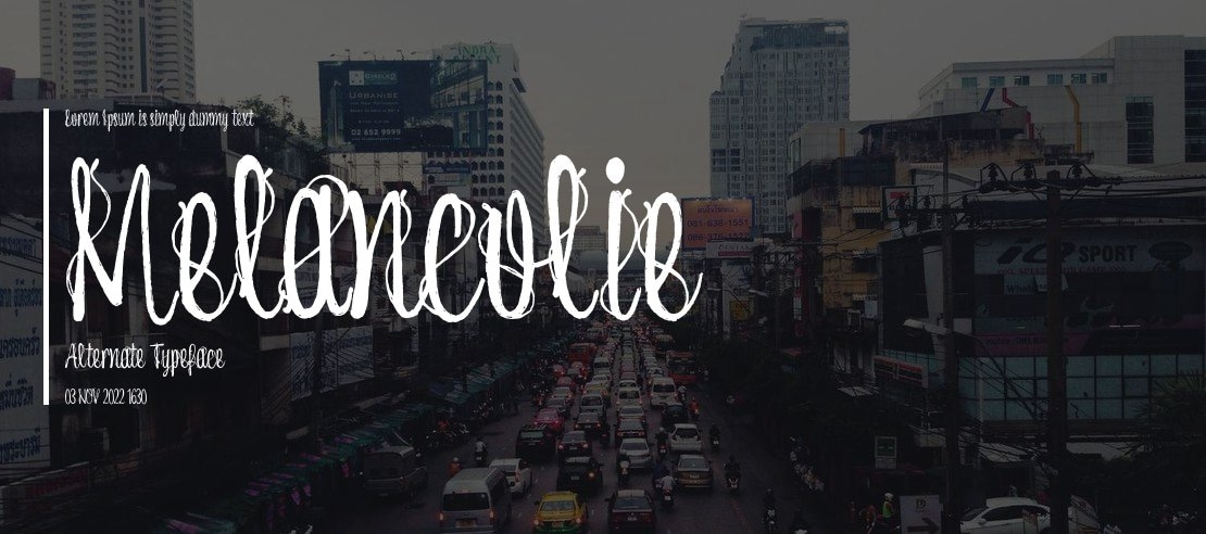 Melancolie Alternate Font Family
