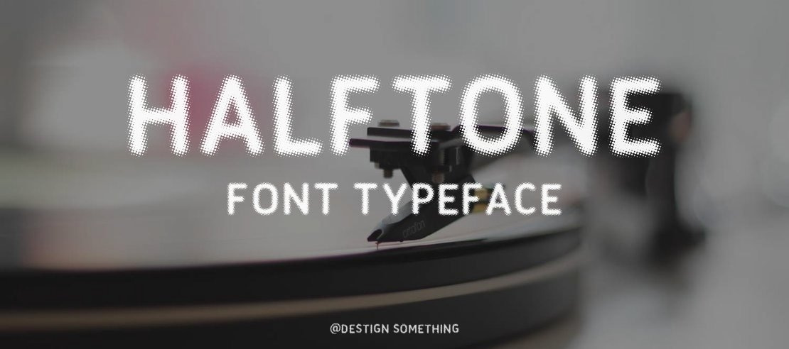 Halftone Font