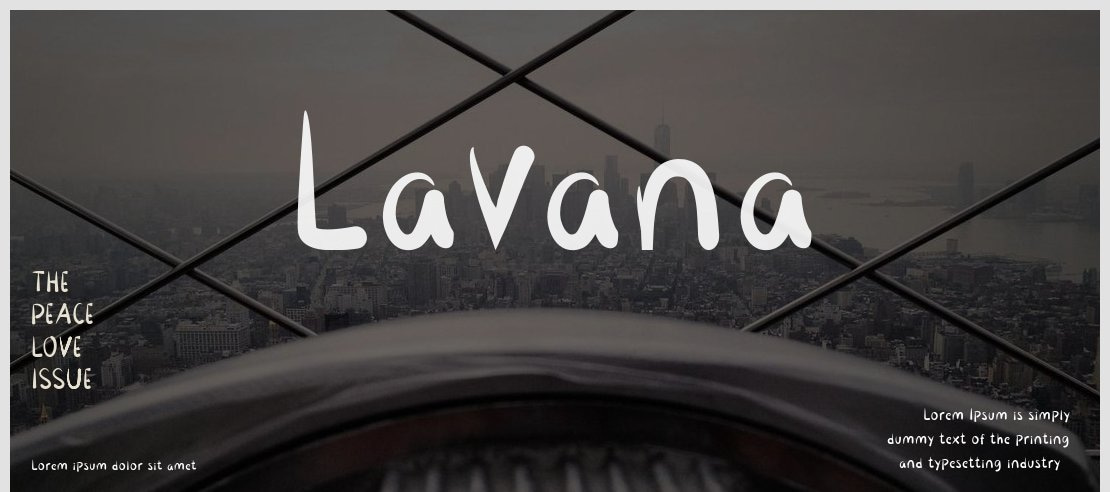 Lavana Font