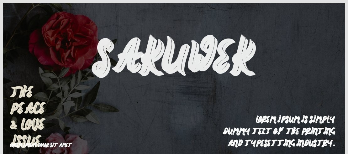 Sakuwek Font