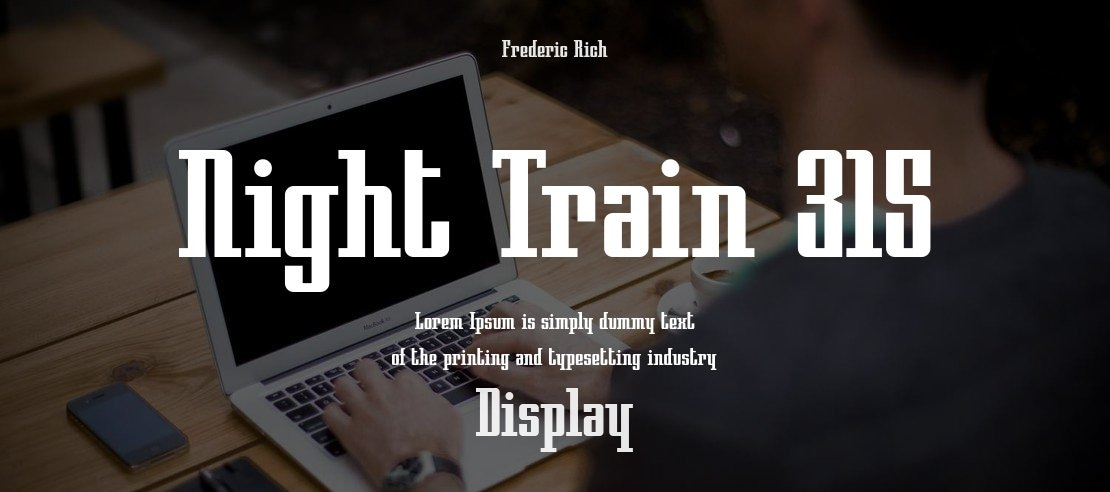 Night Train 315 Font