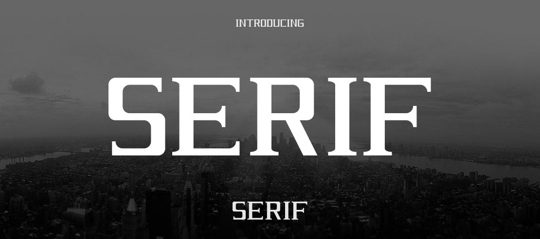 Serif? Font