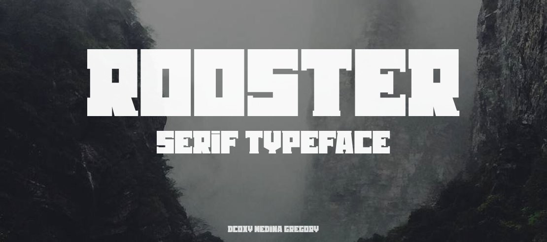 Rooster Serif Font
