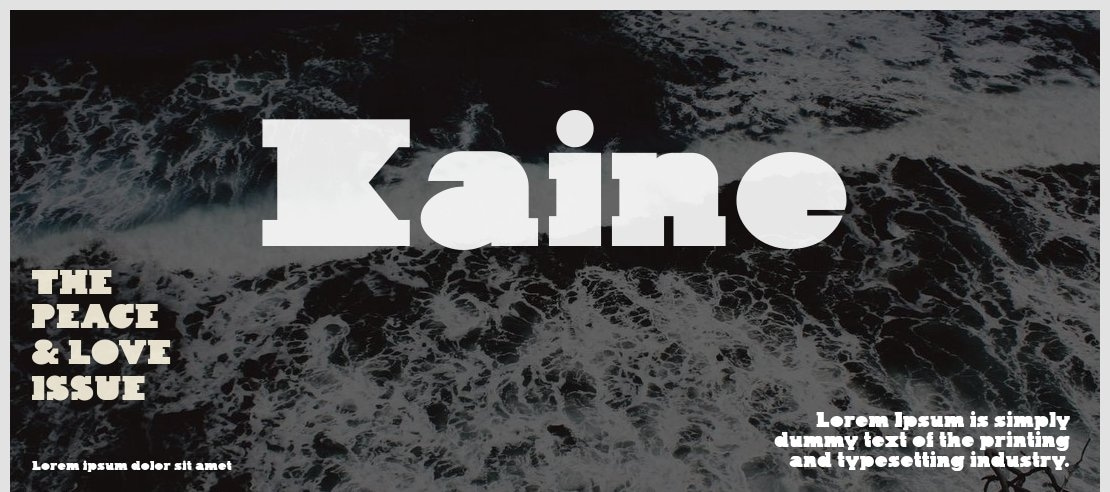 Kaine Font