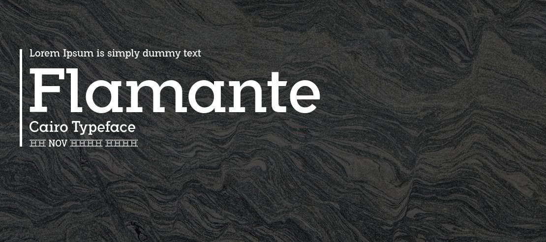 Flamante Cairo Font Family