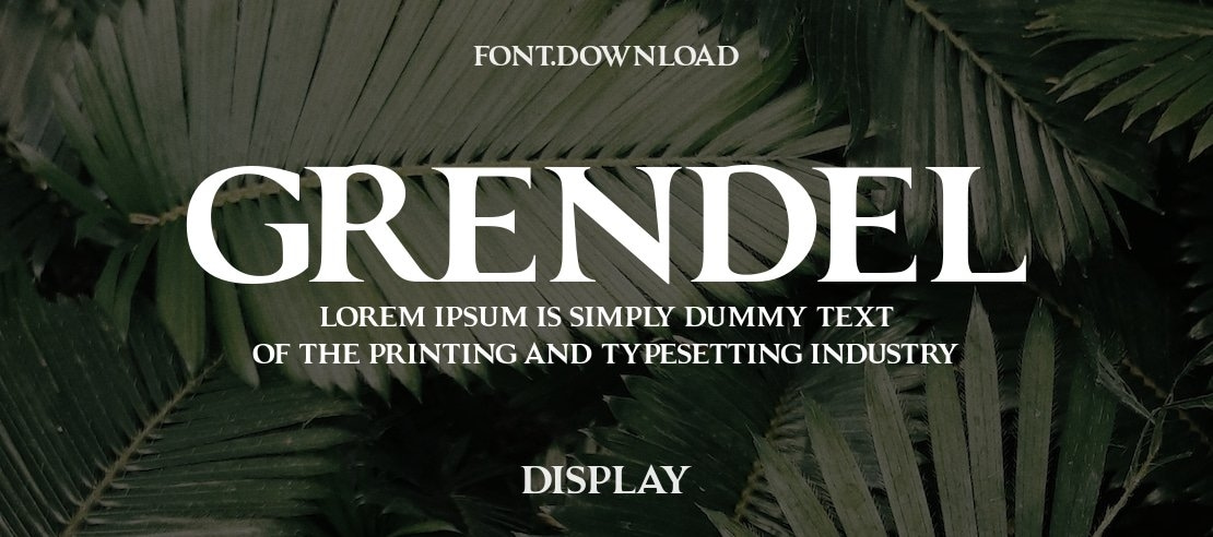 GRENDEL Font