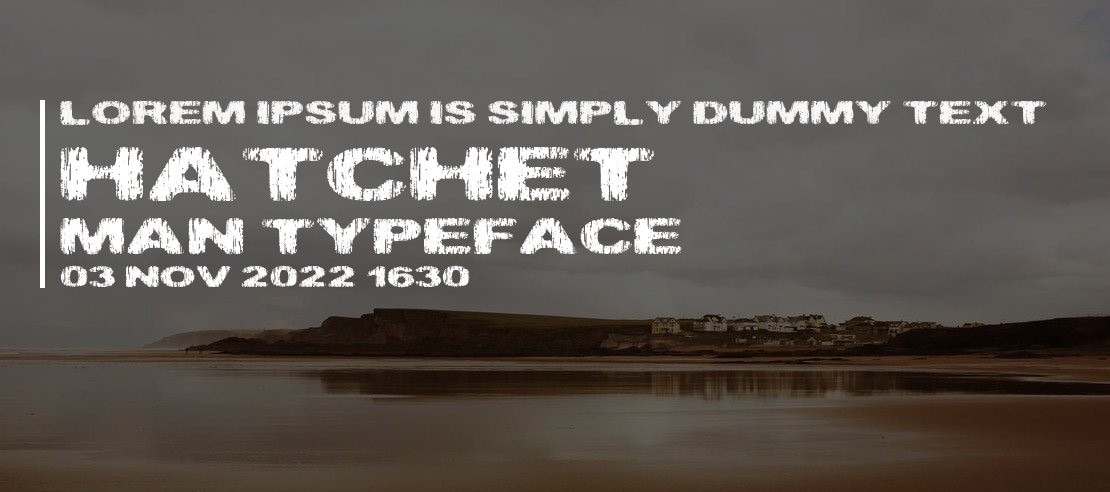 Hatchet Man Font