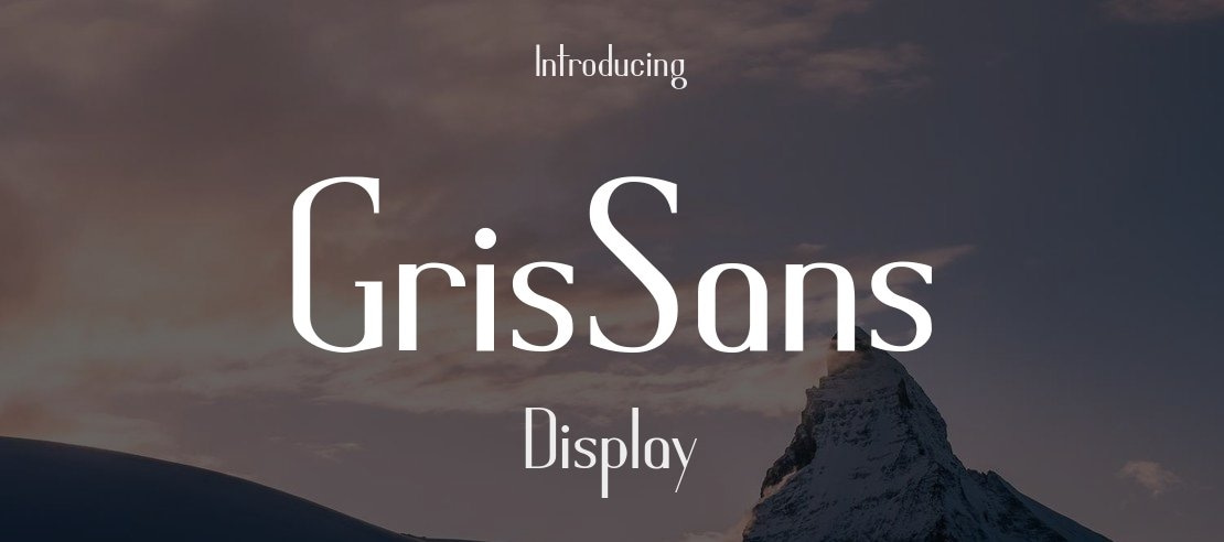 GrisSans Font
