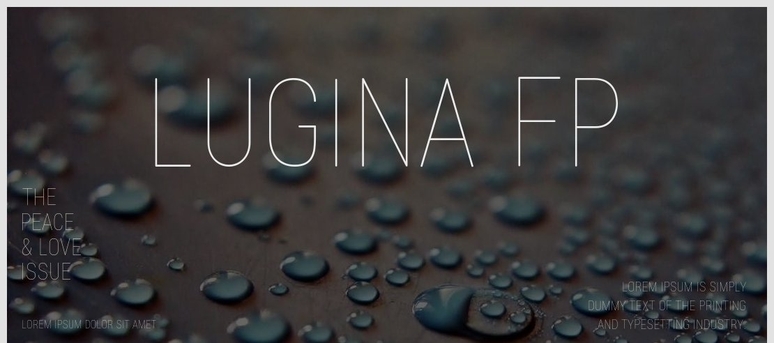 Lugina FP Font Family